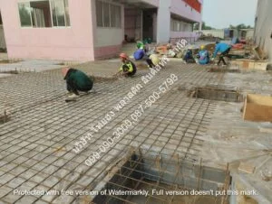 พลาสติกปูพื้นก่อนเทคอนกรีต สีใส ผลิตจากวัสดุ LDPE เพื่อป้องกันความชื้น ความหนา 0.07 mm หรือ 70 ไมครอน
