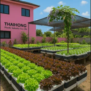ถุงรองกล่องโฟมสีดำสำหรับปลูกแปลงผัก